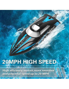 Barco RC VOLANTEXRC 32km/h Control Remoto 2.4GHz Negro 2