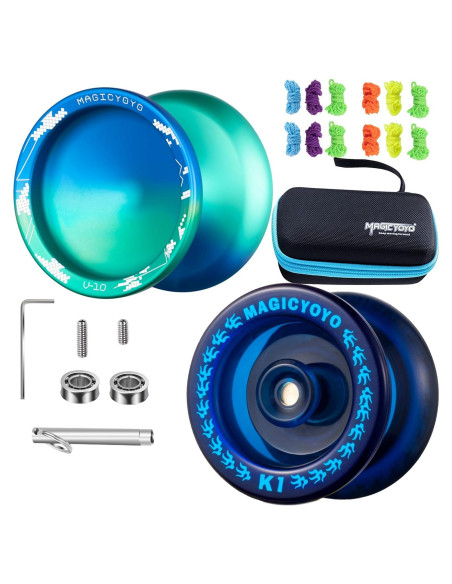 Paquete de 2 Yoyos MAGICYOYO K1 y V10 para Principiantes