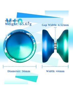 Paquete de 2 Yoyos MAGICYOYO K1 y V10 para Principiantes 2