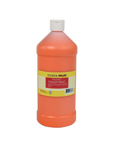 Pintura de Dedo Lavable School Smart Naranja 0.95L
