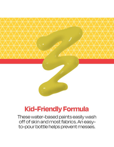 Pintura de Dedo Lavable School Smart Amarillo 0.95L