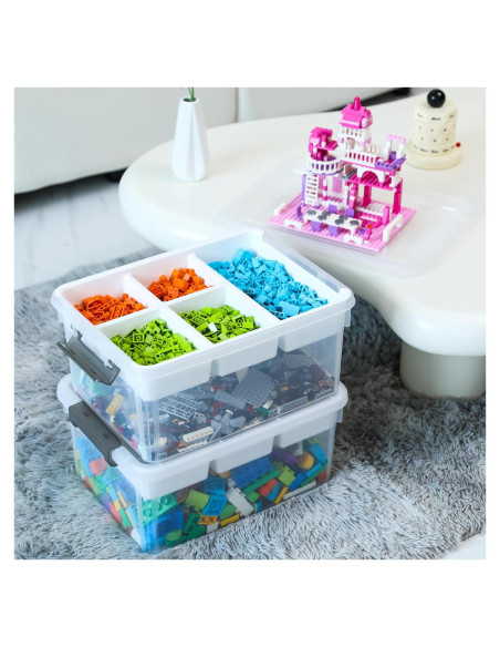 Caja de Almacenamiento Plástica ITYLIFE 17L con Bandeja Extraíble