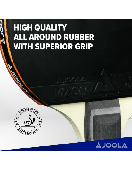 Red de Ping Pong Retráctil JOOLA Deluxe con Raquetas y Pelotas