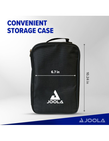 Red de Ping Pong Retráctil JOOLA Deluxe con Raquetas y Pelotas