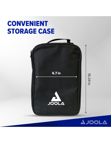 Red de Ping Pong Retráctil JOOLA Deluxe con Raquetas y Pelotas