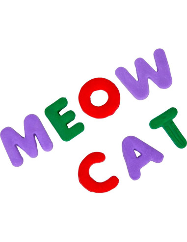 Juego de Cortadores de Masa Letras y Números 72 Piezas