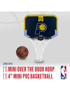 Aro de Baloncesto Mini Franklin Sports NBA Indiana Pacers 2