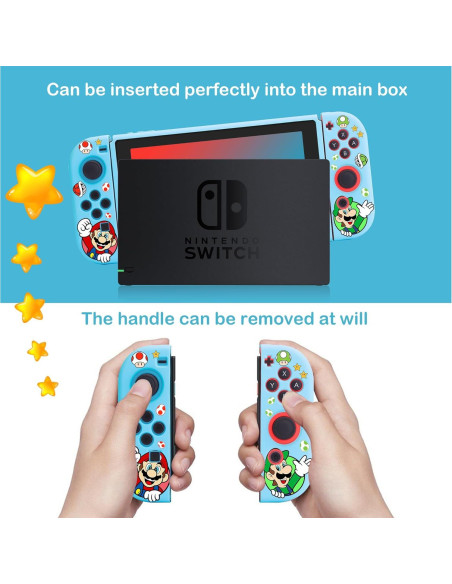 Funda Protectora Kawaii para Nintendo Switch - Xcitifun - Mano Azul