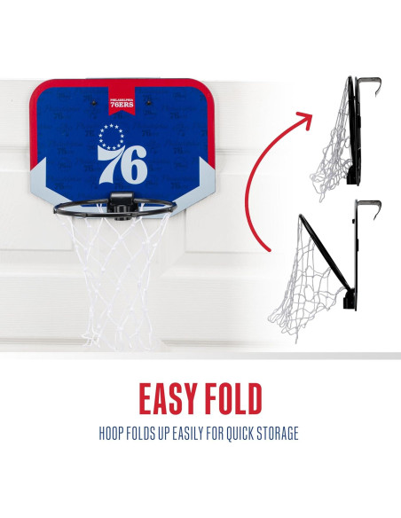 Aro de Baloncesto Mini Franklin Sports NBA Philadelphia 76ers