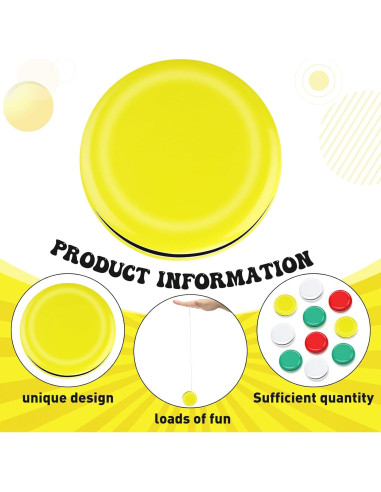 Yoyos de Metal Lenwen 50 Pcs Multicolor para Niños