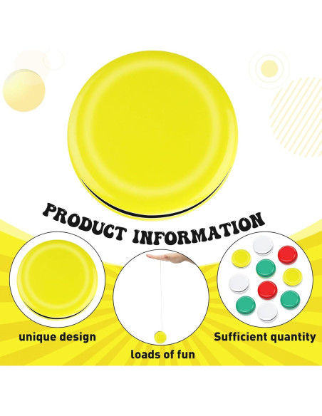 Yoyos de Metal Lenwen 50 Pcs Multicolor para Niños