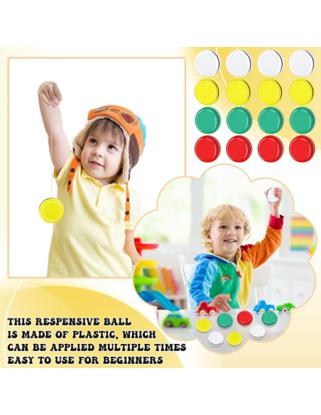 Yoyos de Metal Lenwen 50 Pcs Multicolor para Niños