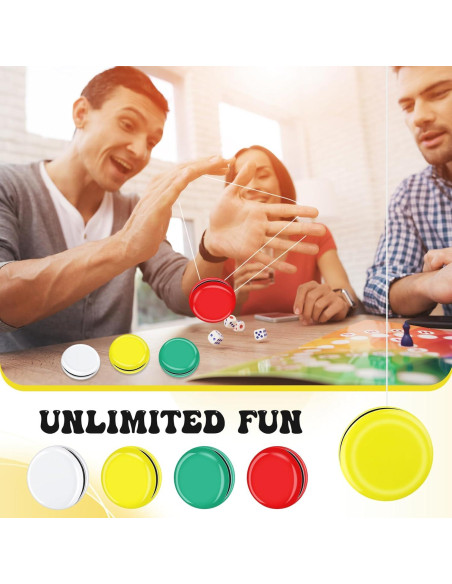 Yoyos de Metal Lenwen 50 Pcs Multicolor para Niños