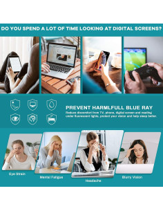 Gafas de luz azul Gaoye para mujer - 99% bloqueo UV400 2