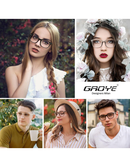 Gafas de luz azul Gaoye para mujer - 99% bloqueo UV400