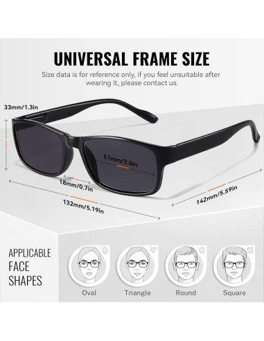 Gafas de lectura Gaoye 5 Pack Anti Luz Azul 3.5x