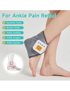 Masajeador de Tobillo Inalámbrico AOBOCO con Calor 3000mAh 2