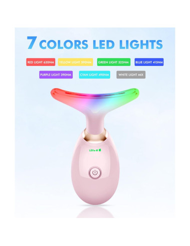 Masajeador Facial Sunpint ES-1081 7 Colores para Arrugas