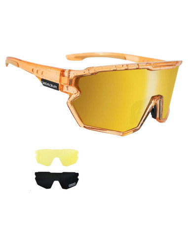 Gafas de sol deportivas GIEADUN con lentes intercambiables