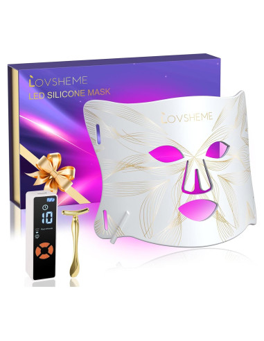 Máscara de Luz LED Lovsheme para Rejuvenecimiento Facial