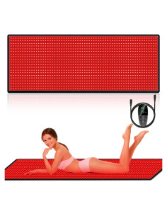 Almohadilla Terapia Luz Roja ADVARAYS 180x79 cm 1280 LEDs