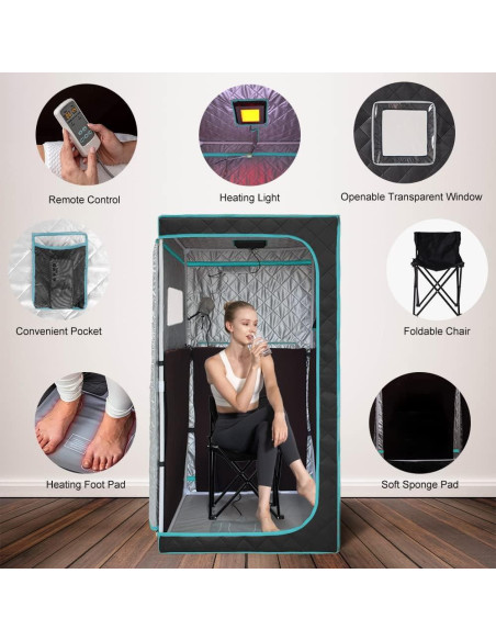 Sauna Infrarroja Portátil Hoolife para 1 Persona 660nm