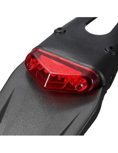 Luz de freno trasera LED roja TASWK para motocicletas