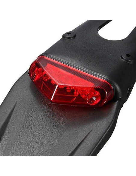 Luz de freno trasera LED roja TASWK para motocicletas