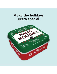 Tarjetas de Juegos Familiares Felices Fiestas 50 Actividades 2