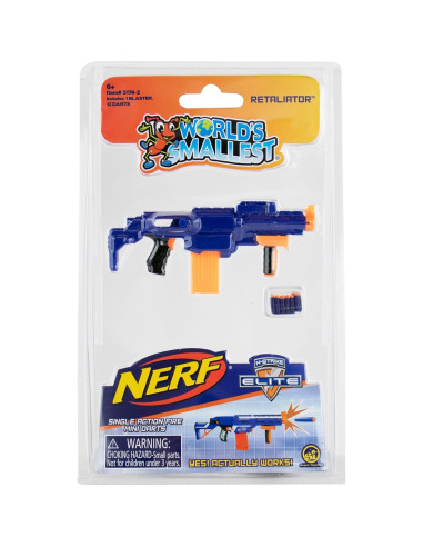 Mini Blaster Nerf Serie 2 - 1 Blaster + 12 Dardos