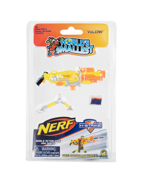 Mini Blaster Nerf Serie 2 - 1 Blaster + 12 Dardos