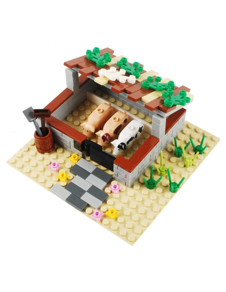 Juego de Bloques de Construcción BAENRCY Granja 100 Piezas