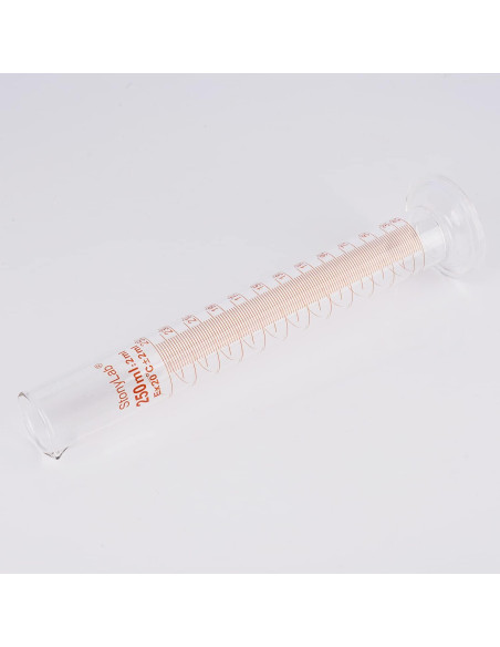 Cilindro Graduado StonyLab 250 ml Vidrio Borosilicato Pared Gruesa
