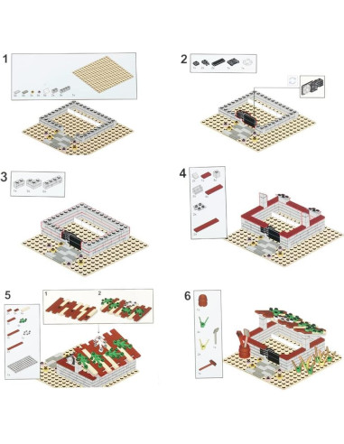 Juego de Bloques de Construcción BAENRCY Granja 100 Piezas