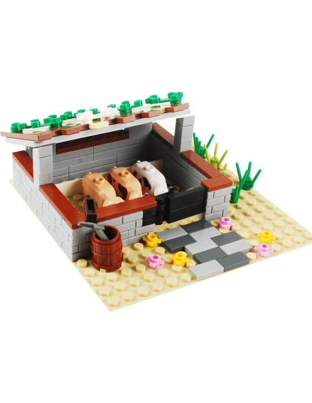 Juego de Bloques de Construcción BAENRCY Granja 100 Piezas