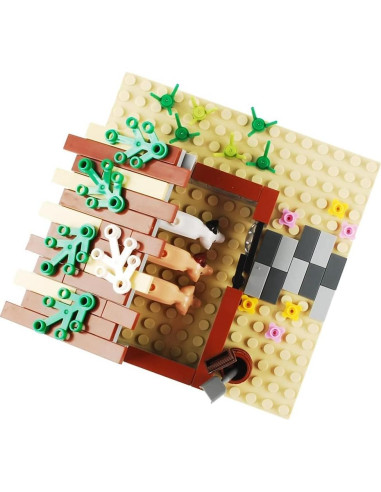 Juego de Bloques de Construcción BAENRCY Granja 100 Piezas