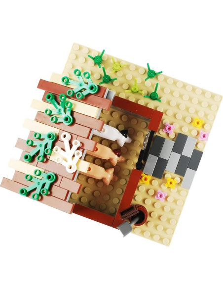 Juego de Bloques de Construcción BAENRCY Granja 100 Piezas