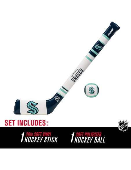 Conjunto Hockey Suave Franklin Sports NHL Seattle Kraken