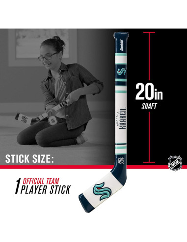 Conjunto Hockey Suave Franklin Sports NHL Seattle Kraken