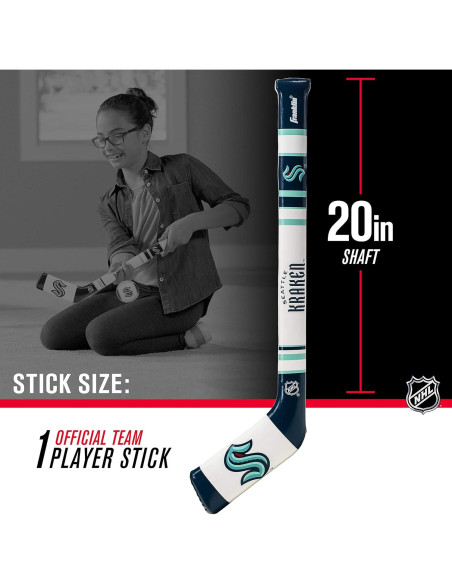 Conjunto Hockey Suave Franklin Sports NHL Seattle Kraken