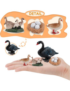Ciclo de Vida de Cisne LC JoyCre 4 Figuras Educativas 2