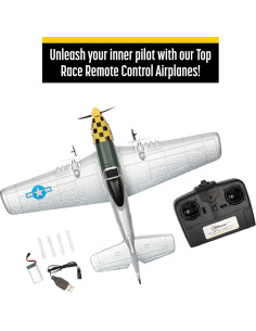 Aviación RC Top Race Spitfire TR-S55 4 Canales Listo para Volar 2