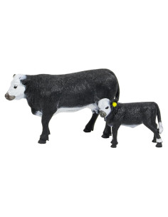 Juguetes de Granja Big Country Vaca y Ternero Black Baldy