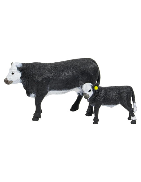 Juguetes de Granja Big Country Vaca y Ternero Black Baldy