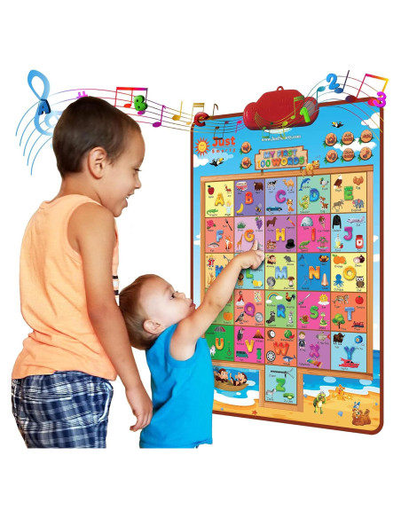 Just Smarty Póster Educativo 100 Palabras para Niños