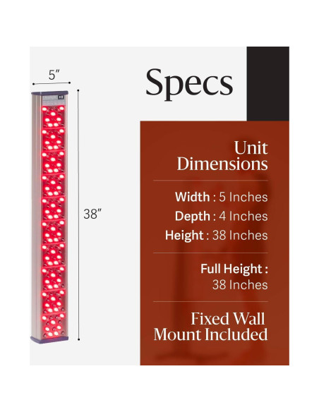 Torre de Terapia de Luz Roja Clearlight CORE - Alivio y Rejuvenecimiento