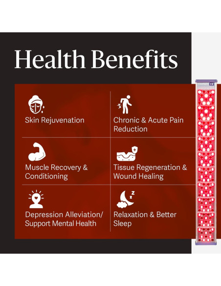 Torre de Terapia de Luz Roja Clearlight CORE - Alivio y Rejuvenecimiento