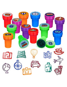 Sellos de Aventura Cinrobiye 24 Pcs para Niños y Niñas