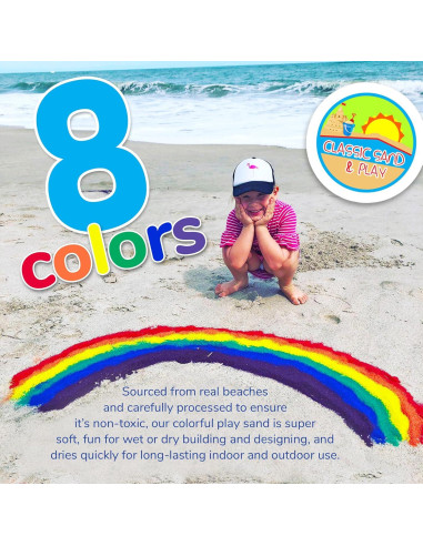 Arena de Juego Naranja CLASSIC SAND 2,27 kg Suave y Segura