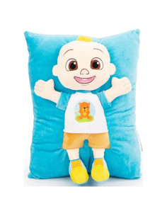 Almohada de Peluche 3D CoComelon JJ - Azul 38 cm Suave